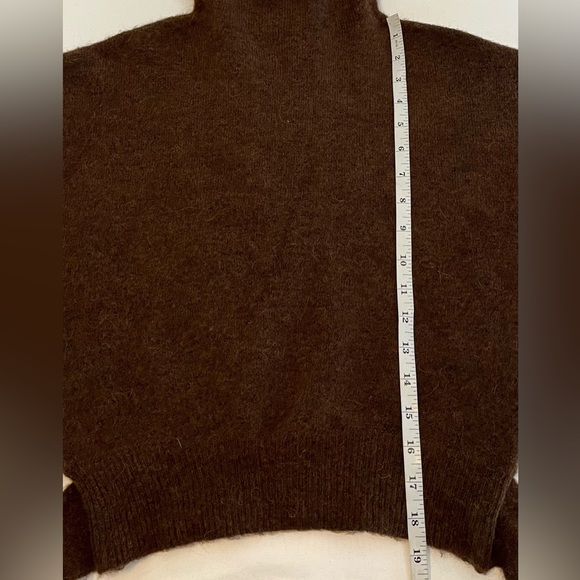 Wilfred Lorin Brown Alpaca Wool Blend Sweater Size XS - Picture 5 of 10